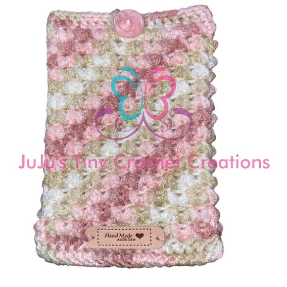 Handmade Crocheted Cover for Kindle Paperwhite E-Reader - Gift for Book Lovers - Picture 1 of 4
